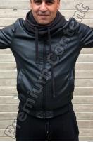 White man street photo references black jacket jogging suit 0017